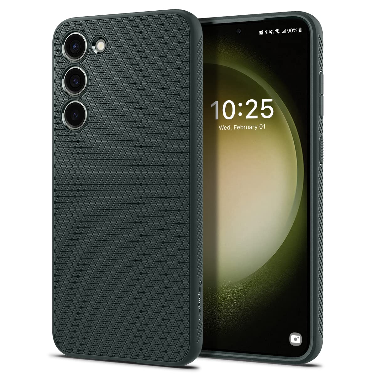 Spigen for Galaxy S22 Plus Case, Liquid Air [No Magnet Ring] [Military-Grade Protection] - Matte Black