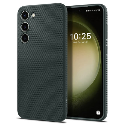 Spigen for Galaxy S22 Plus Case, Liquid Air [No Magnet Ring] [Military-Grade Protection] - Matte Black
