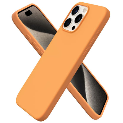 ORNARTO for iPhone 15 Pro Max Case, Liquid Silicone, Cherry Blossom