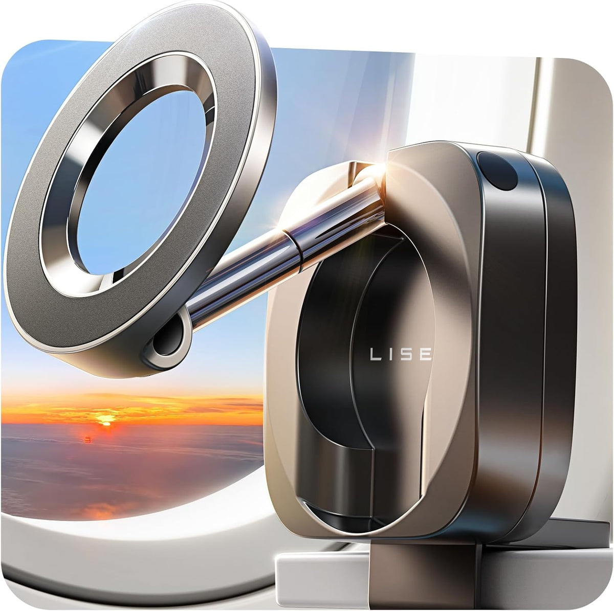 LISEN Airplane Travel Essentials for Flying Airplane Phone Holder for Desk
