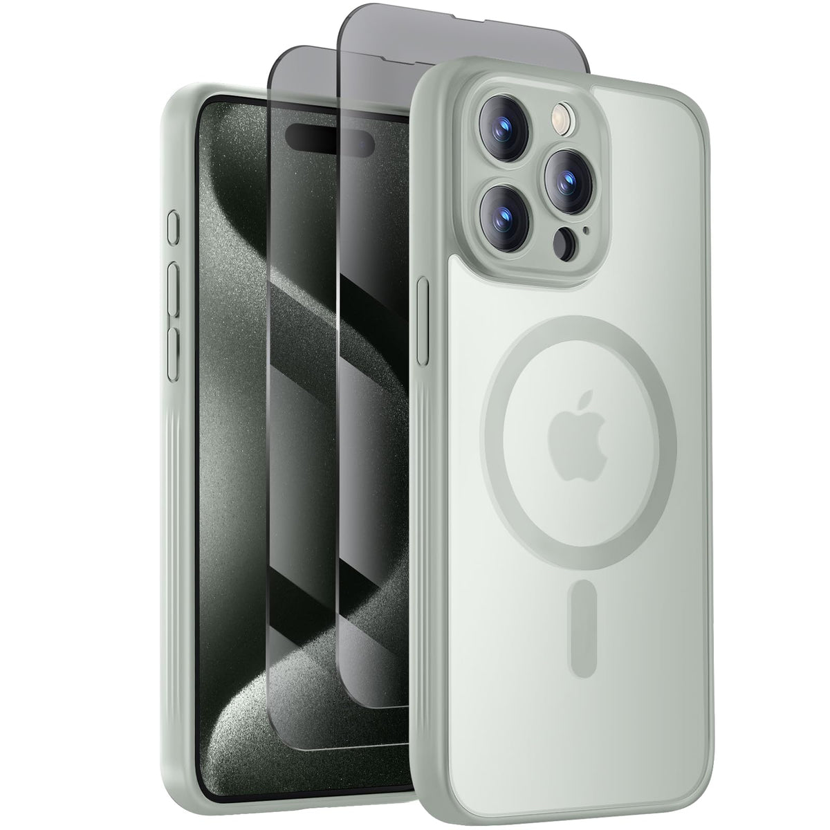 Symcele Designed for iPhone 16 Pro Max Case, Black