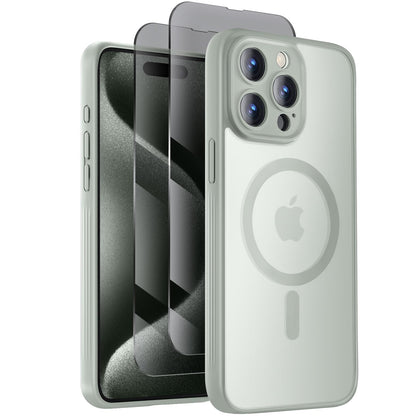 Symcele Designed for iPhone 16 Pro Max Case, Black