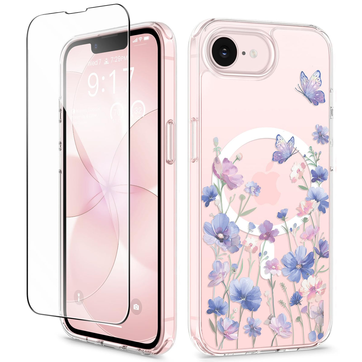 GVIEWIN for iPhone 17e Case & iPhone 16e Case with Screen Protector