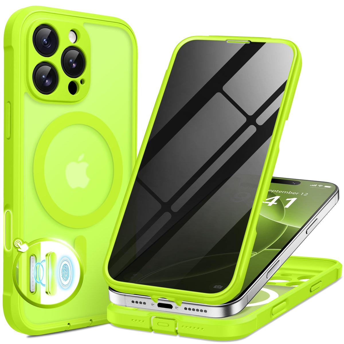 BERFY for iPhone 18 Pro Max Case/iPhone 17 Pro Max Case, Fit for Magsafe