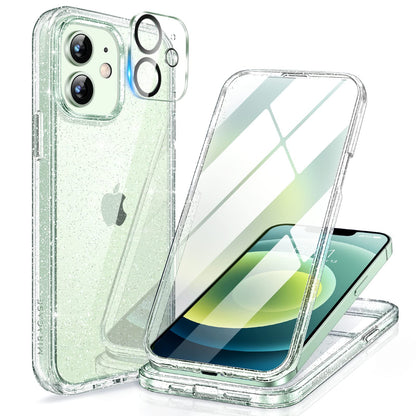 Miracase Magnetic for iPhone 15 Pro Max Case 6.7'' [Compatible with Magsafe] Full-Body Drop Proof Bumper Phone Case for iPhone 15 Pro Max with Built-in 9H Tempered Glass Screen Protector,Black