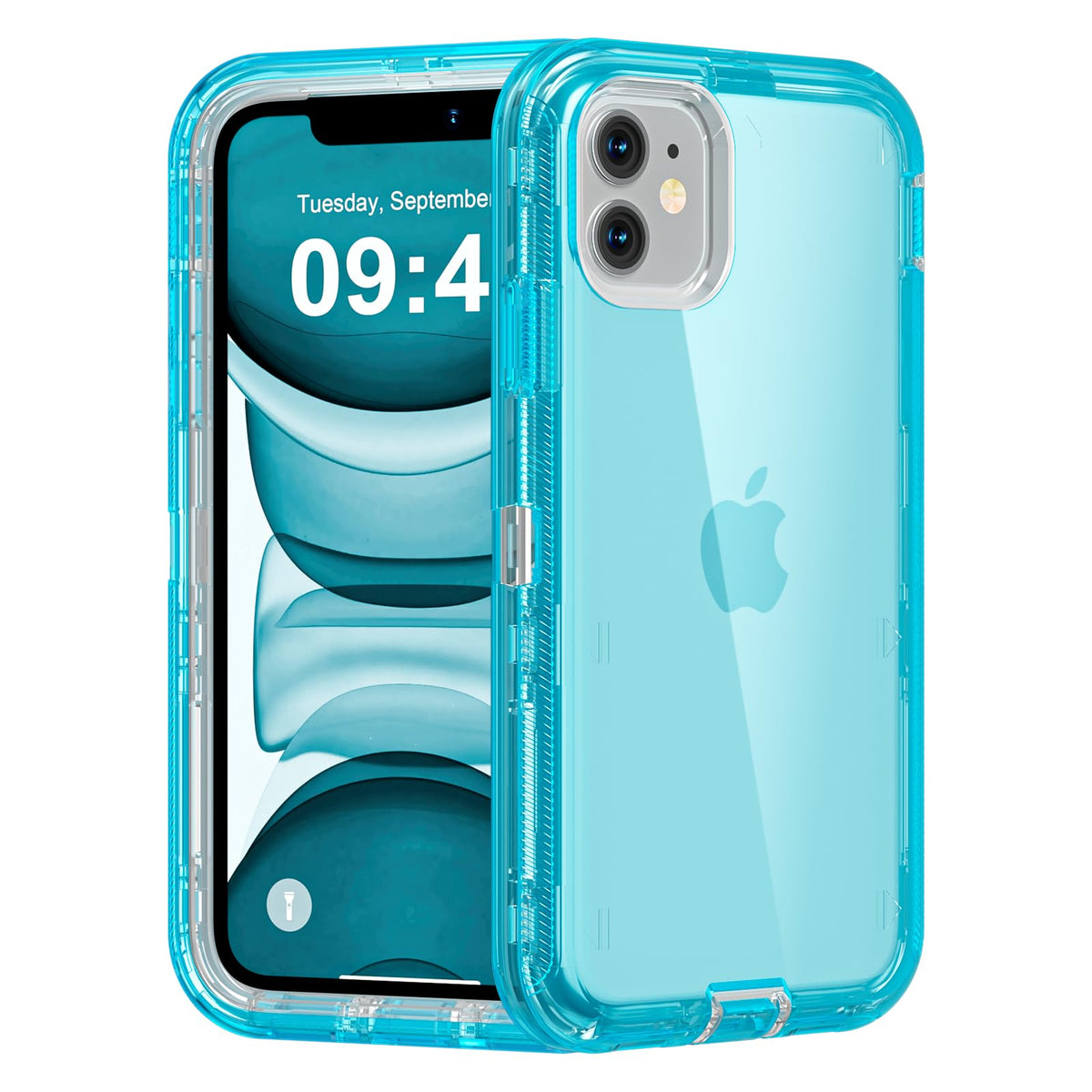 Follaroma for iPhone 16 Plus Case, Shockproof, Crystal Clear