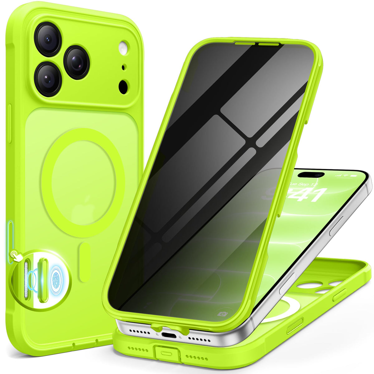 BERFY for iPhone 18 Pro Max Case/iPhone 17 Pro Max Case, Fit for Magsafe
