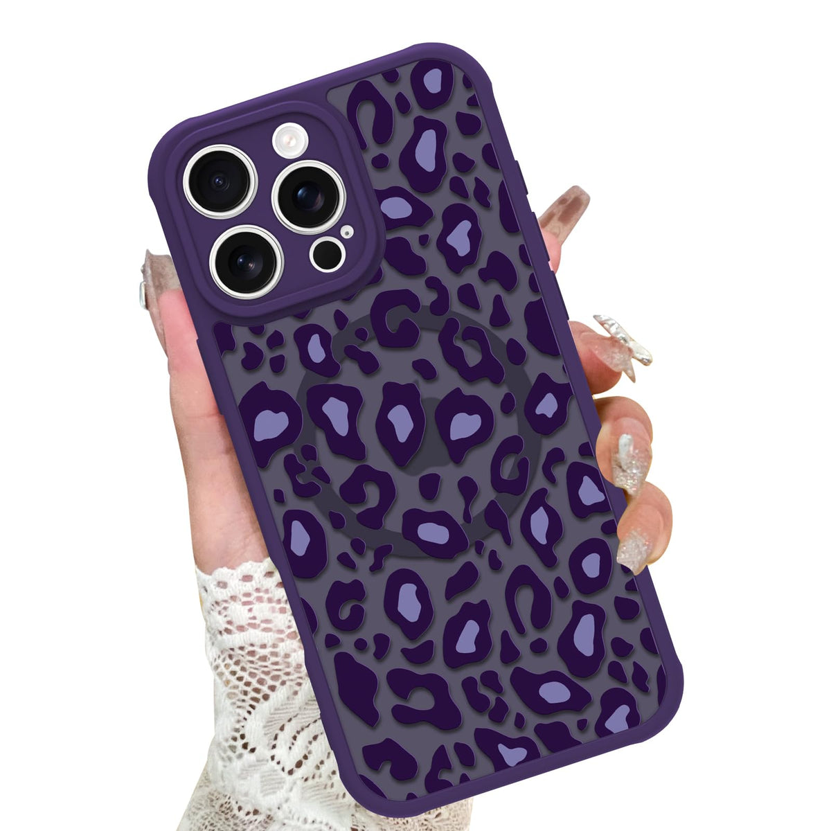 KANGHAR Case for iPhone 16 Phone Case Leopard Printed Pattern