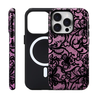 for iPhone 17 ProMax/18 ProMax Case - Wireless Charging for MagSafe, Dual-Layer Design (Outer Hard PC Shell + Inner Soft TPU Shell), Unisex Shockproof Protective Case - Tiger Stripe Pattern.
