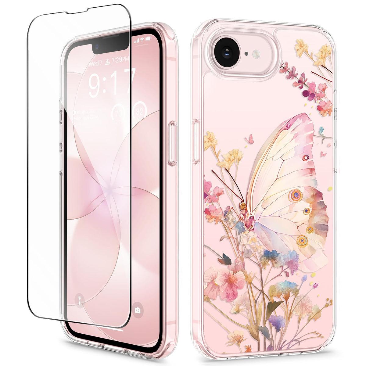 GVIEWIN for iPhone 17e Case & iPhone 16e Case with Screen Protector
