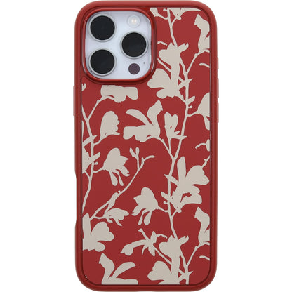 OtterBox iPhone 16 Pro Symmetry Series Clear Case - Floral Romance Blue