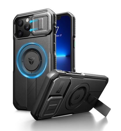 Dexnor for iPhone 17e/16e Case with Slide Camera Cover, 6.1 inch Navy Blue