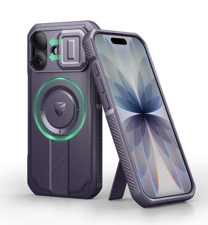 Dexnor for iPhone 17e/16e Case with Slide Camera Cover, 6.1 inch Navy Blue