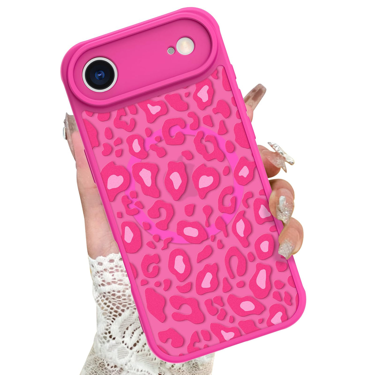 KANGHAR Case for iPhone 16 Phone Case Leopard Printed Pattern