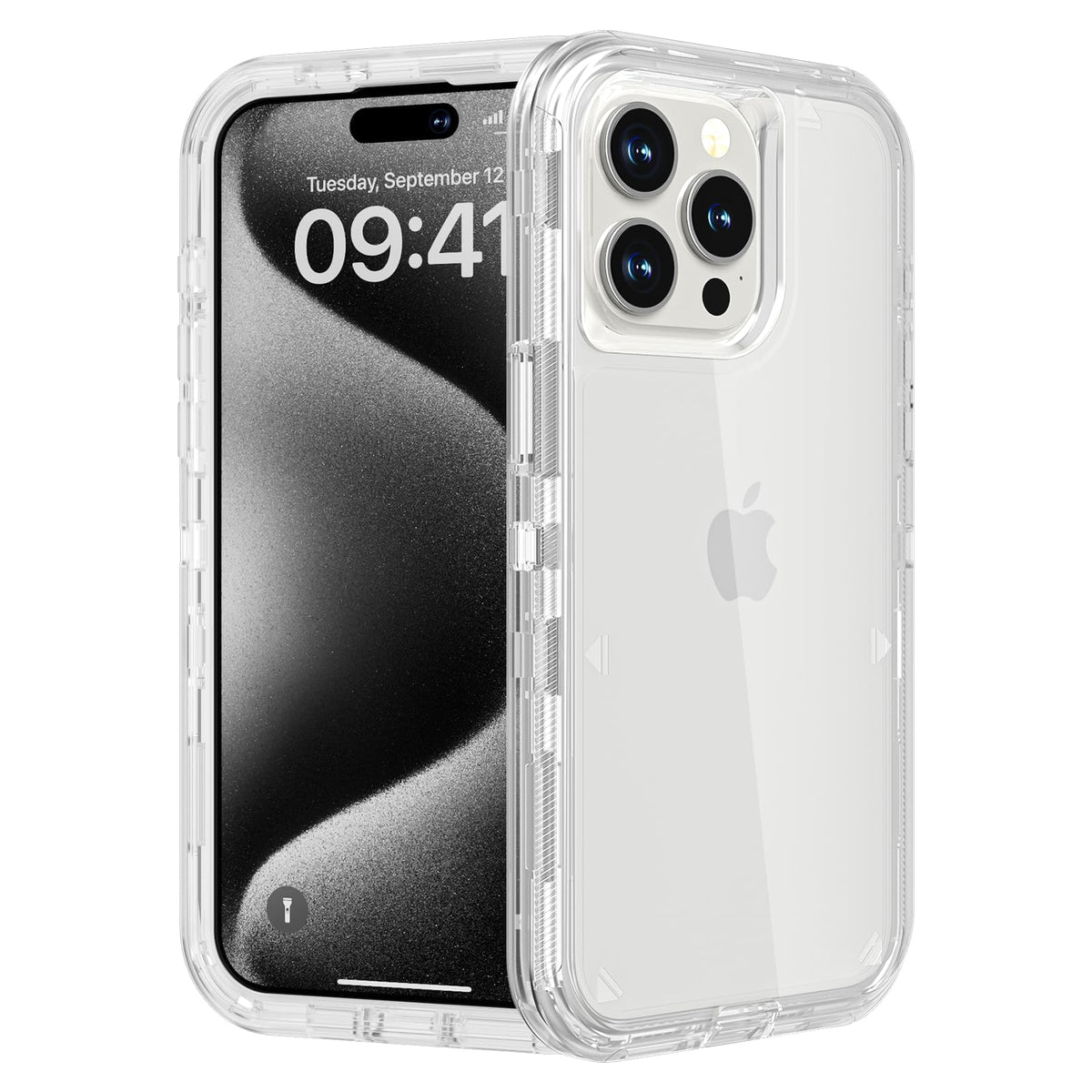Follaroma for iPhone 16 Plus Case, Shockproof, Crystal Clear
