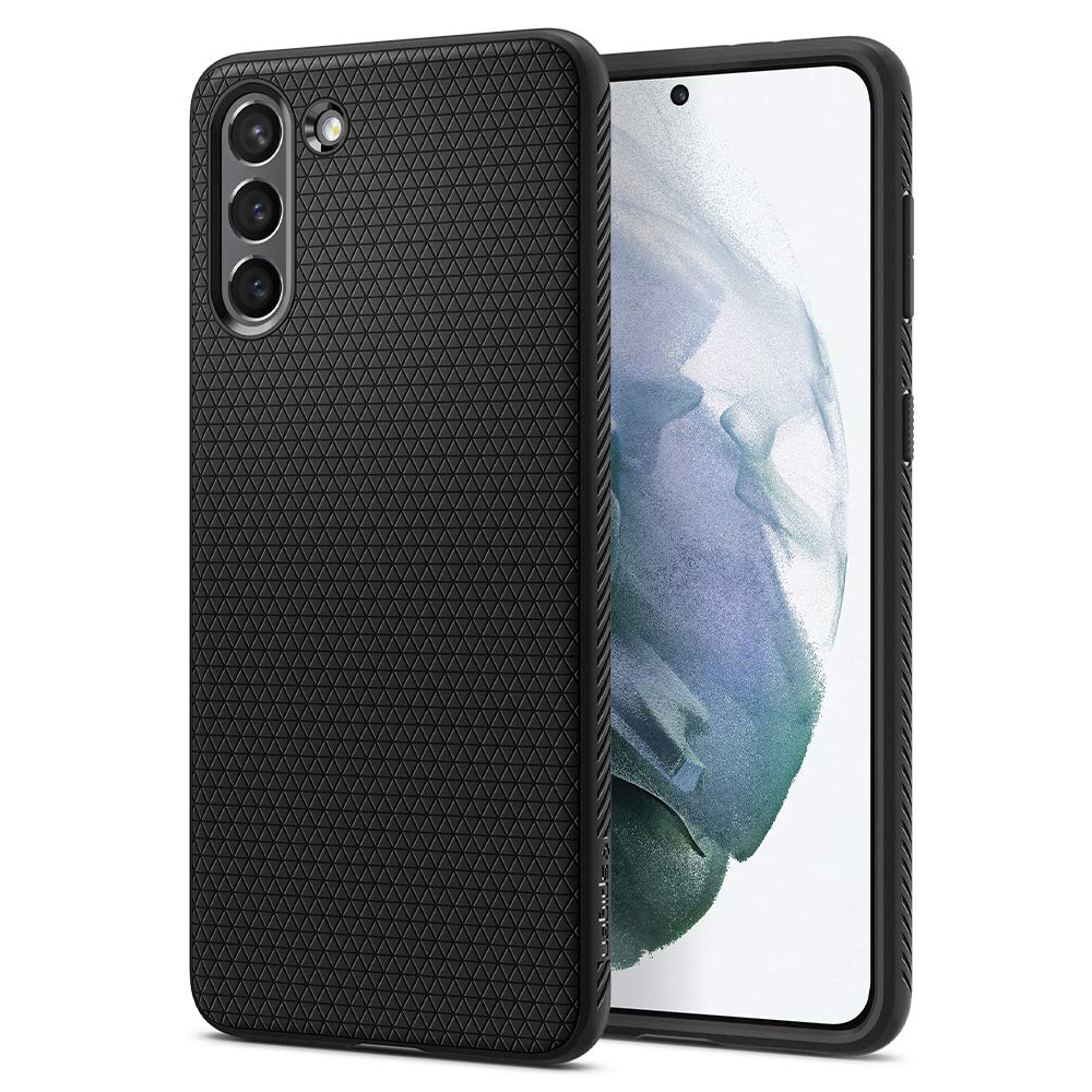 Spigen for Galaxy S22 Plus Case, Liquid Air [No Magnet Ring] [Military-Grade Protection] - Matte Black