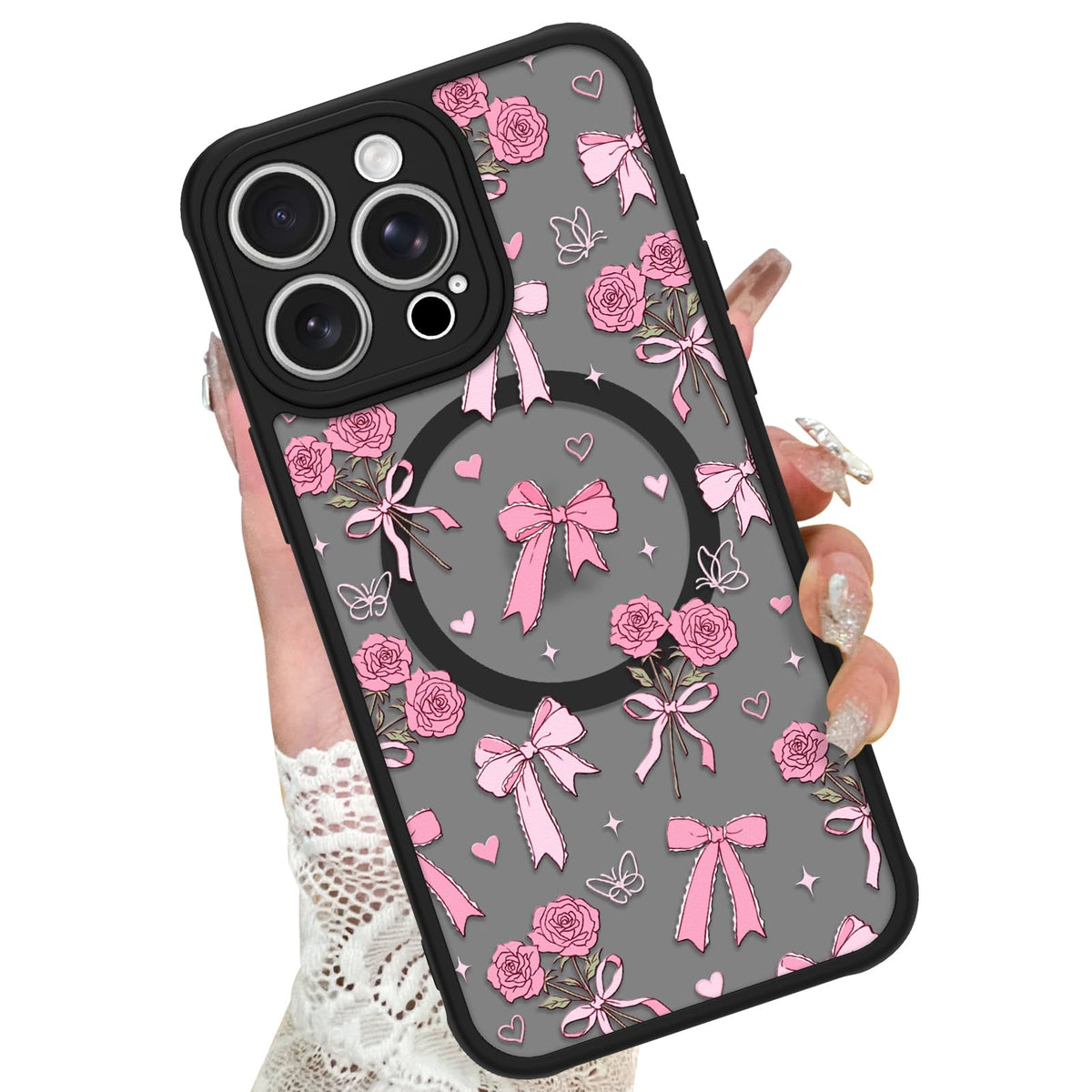 KANGHAR Case for iPhone 16 Phone Case Leopard Printed Pattern