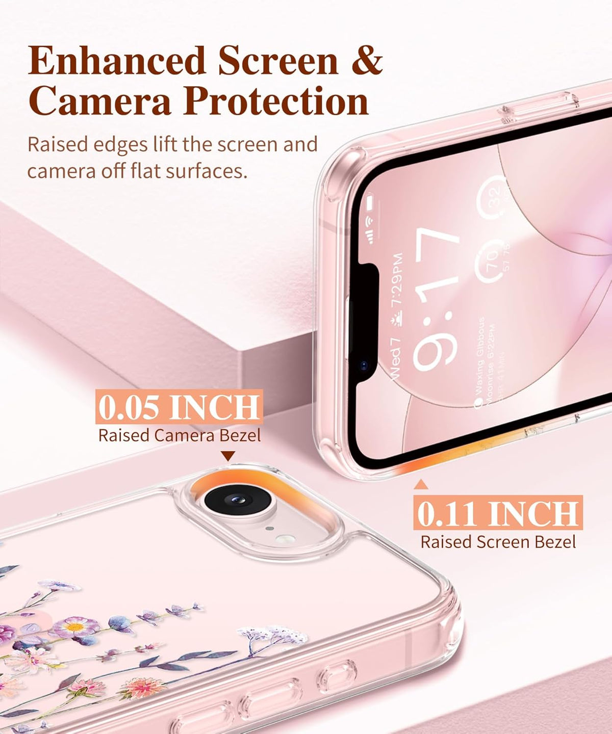 GVIEWIN for iPhone 17e Case & iPhone 16e Case with Screen Protector