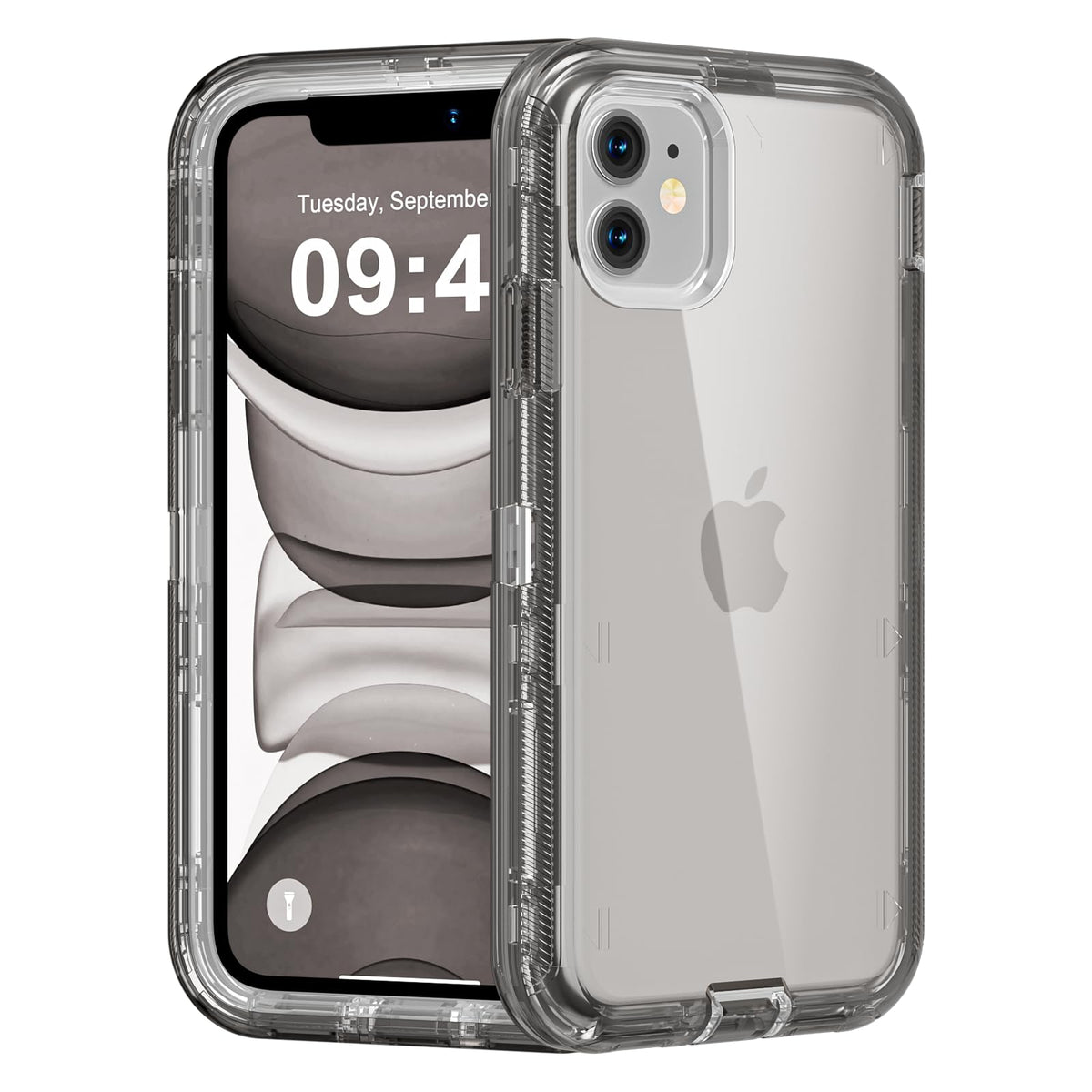 Follaroma for iPhone 16 Plus Case, Shockproof, Crystal Clear