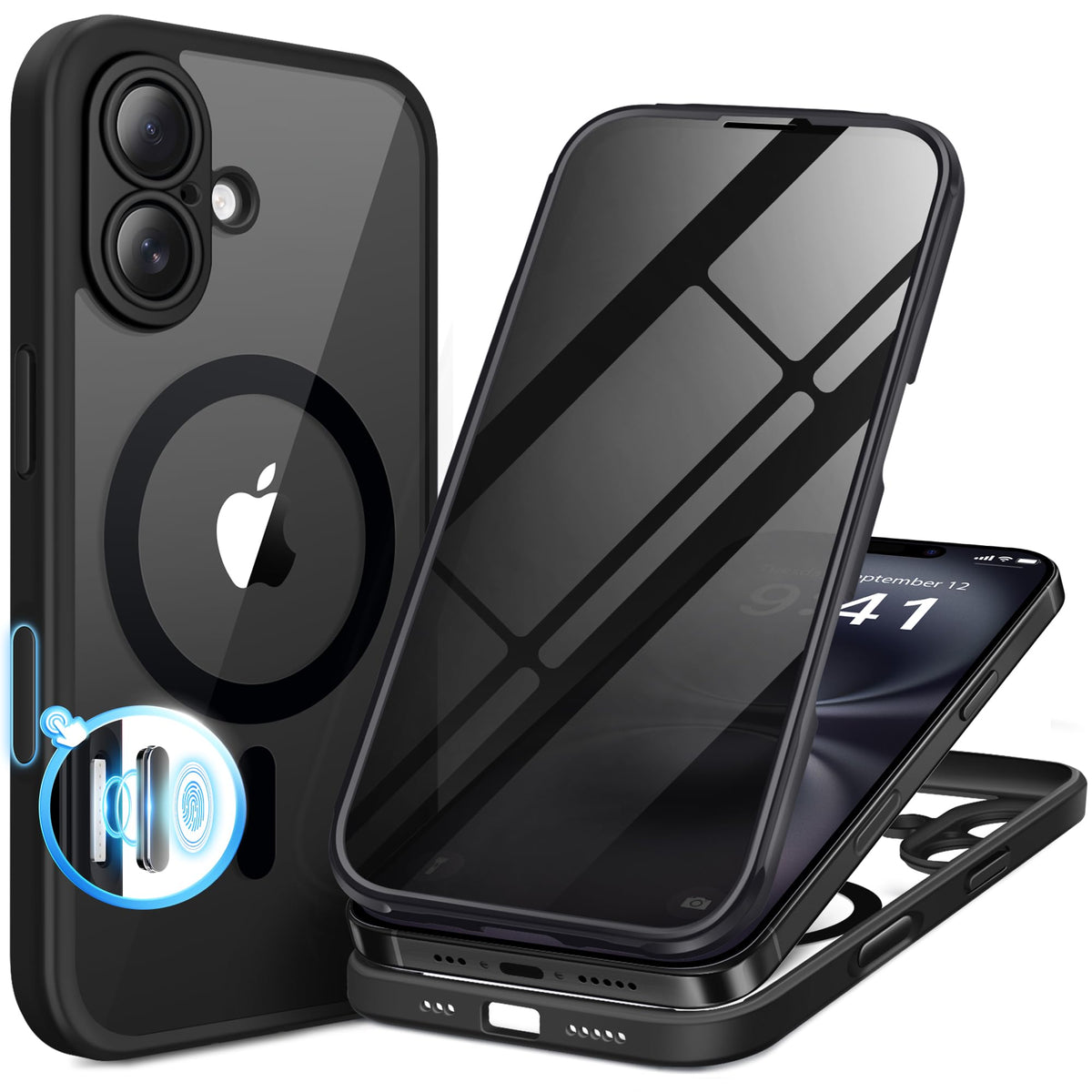 BERFY for iPhone 18 Pro Max Case/iPhone 17 Pro Max Case, Fit for Magsafe