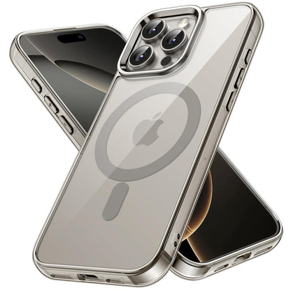JETech Magnetic Case for iPhone 16, Clear