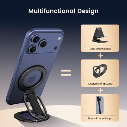Foldable Double Sided Magnetic Phone Grip Kickstand for Magsafe
