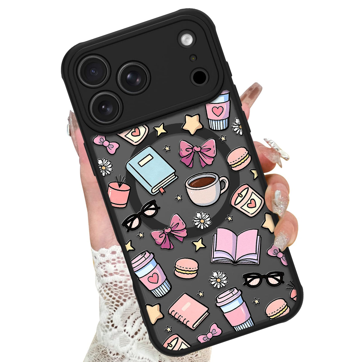 KANGHAR Case for iPhone 16 Phone Case Leopard Printed Pattern