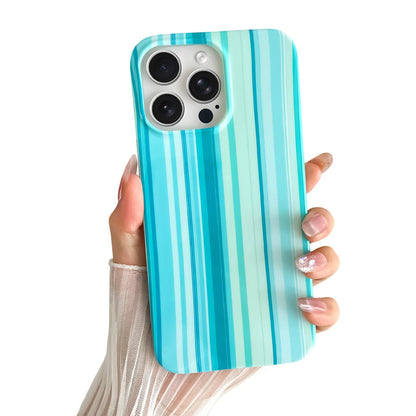 Yeddabox for iPhone 16 Pro Case Cute Striped Phone Case Soft TPU Slim Shockproof Phone Cover for Women Girls, Pink and Yellow