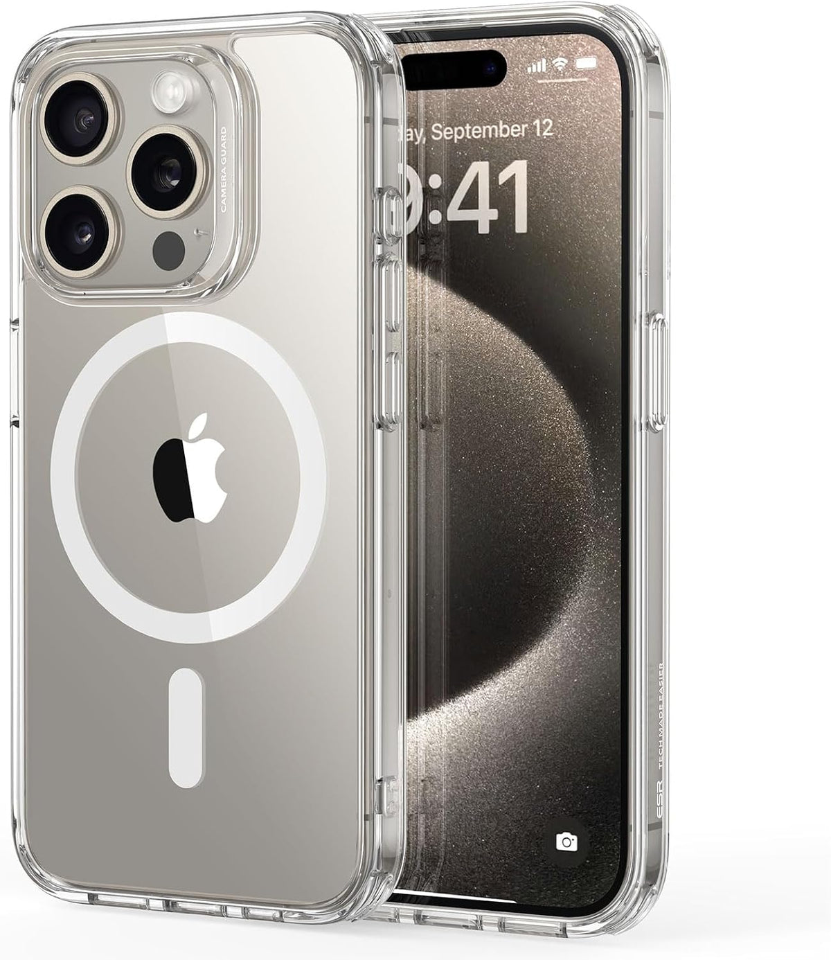 ESR Classic Hybrid for iPhone 15 Pro Case, Clear