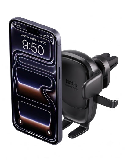 iOttie Easy One Touch Signature Dashboard & Windshield Universal Car Mount Phone Holder Desk Stand with Suction Cup Base and Telescopic Arm for iPhone, Samsung, Google, More Smartphones