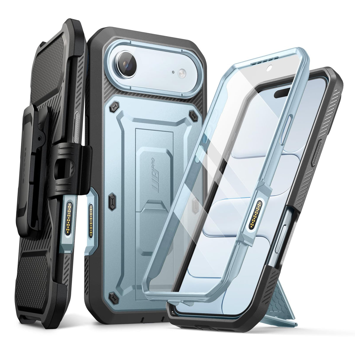 SUPCASE for iPhone 18 Pro Case / 17 Pro Case with Belt Clip, Burgundy