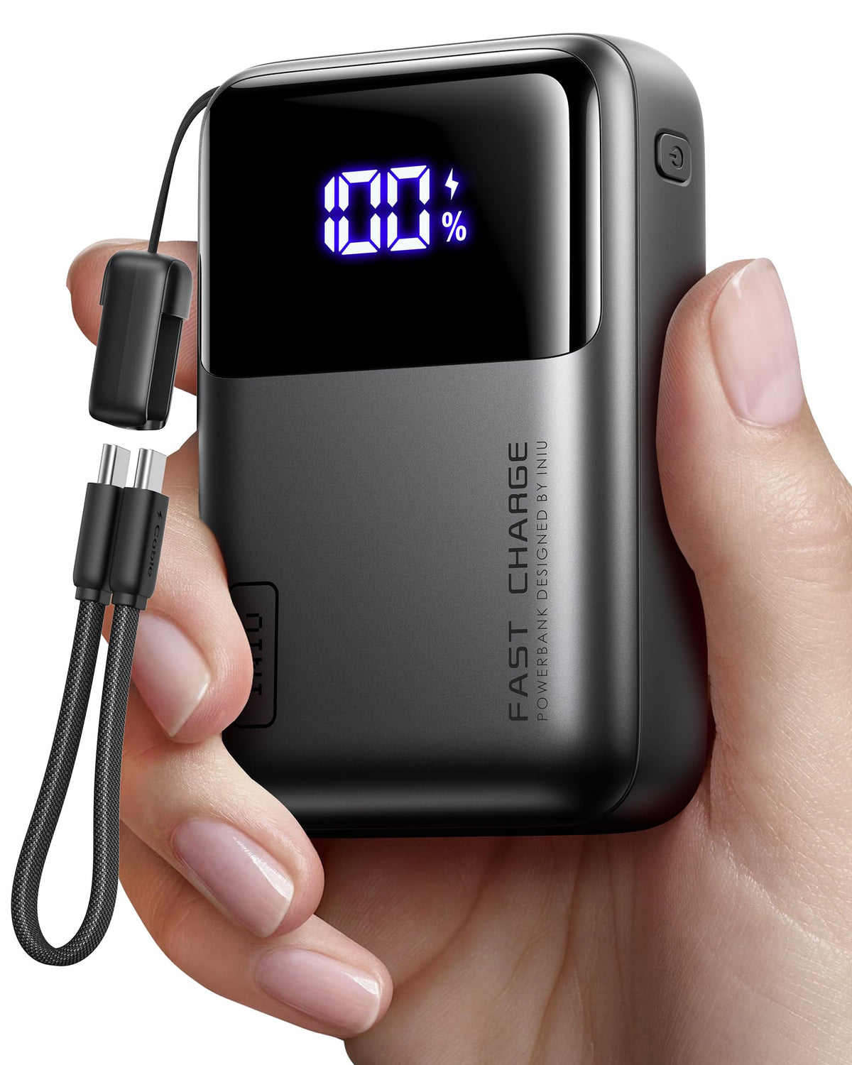 INIU Laptop Power Bank, Smallest 20000mAh 65W Fast Charging Battery Pack