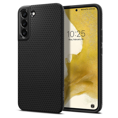 Spigen for Galaxy S22 Plus Case, Liquid Air [No Magnet Ring] [Military-Grade Protection] - Matte Black