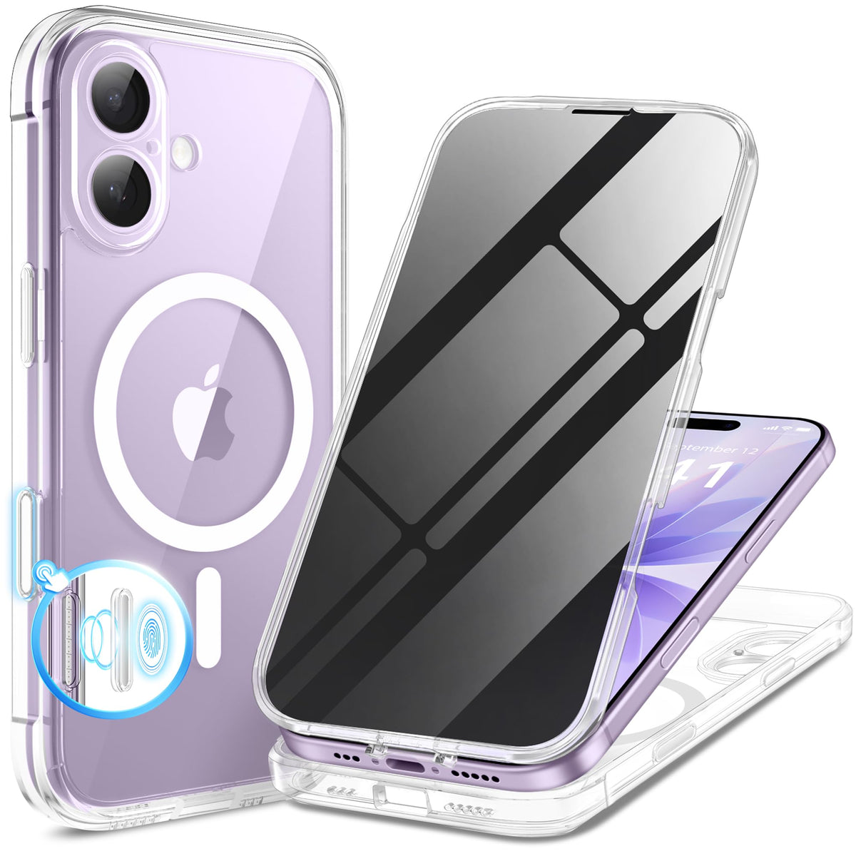 BERFY for iPhone 18 Pro Max Case/iPhone 17 Pro Max Case, Fit for Magsafe