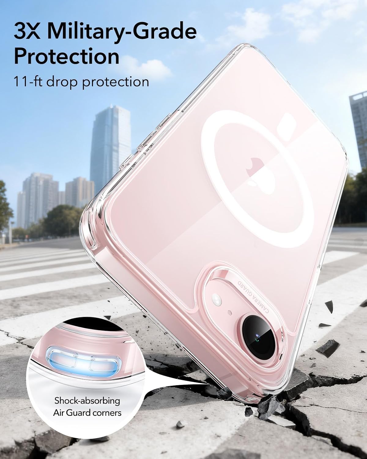 ESR Classic Hybrid for iPhone 17e/16e Case, Clear