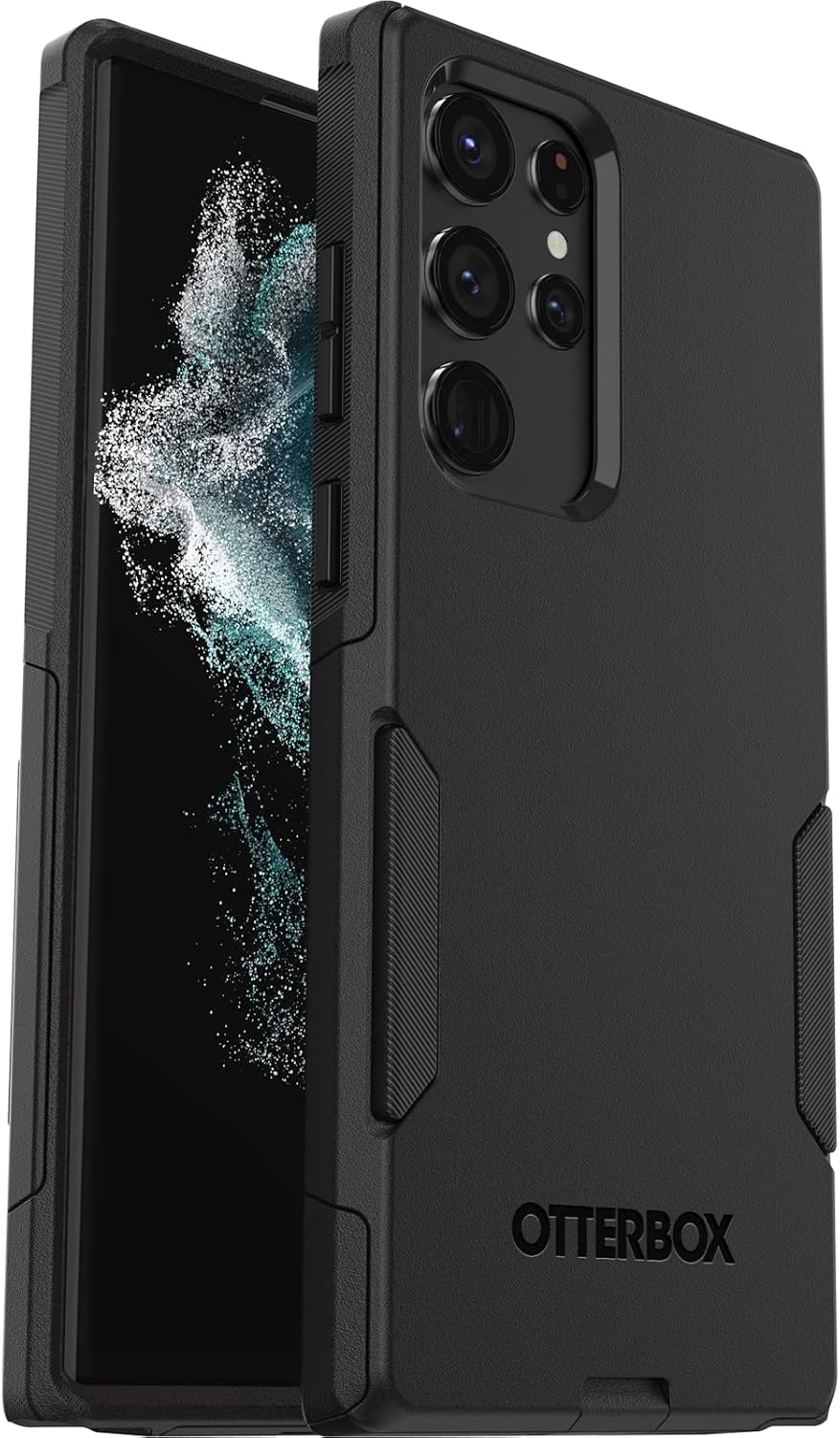 OtterBox Galaxy S22 Ultra Commuter Series Case - Black, Slim & Tough, Pocket-Friendly, with Port Protection