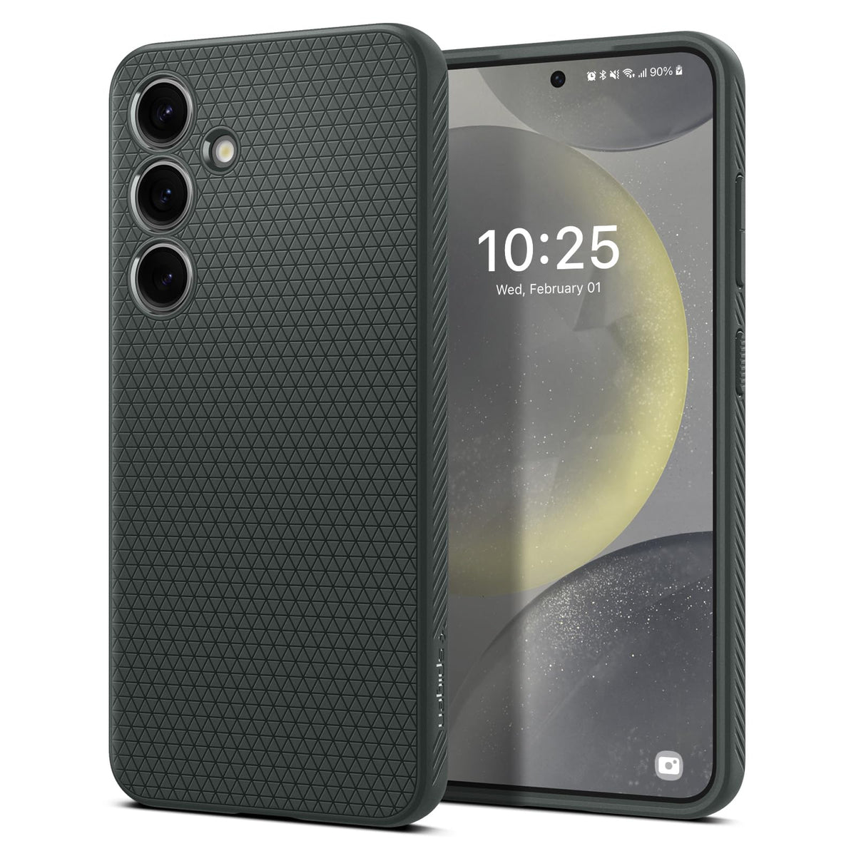 Spigen for Galaxy S22 Plus Case, Liquid Air [No Magnet Ring] [Military-Grade Protection] - Matte Black