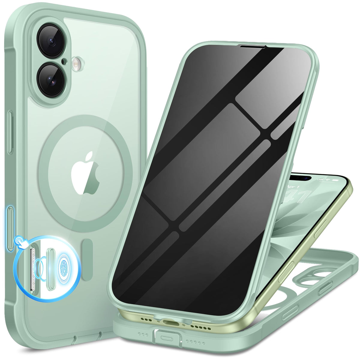 BERFY for iPhone 18 Pro Max Case/iPhone 17 Pro Max Case, Fit for Magsafe