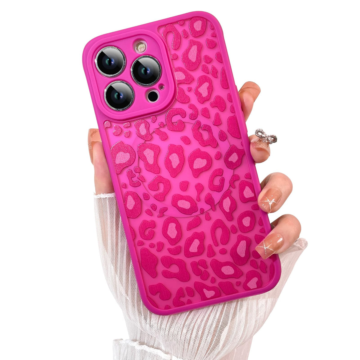 KANGHAR Case for iPhone 16 Phone Case Leopard Printed Pattern