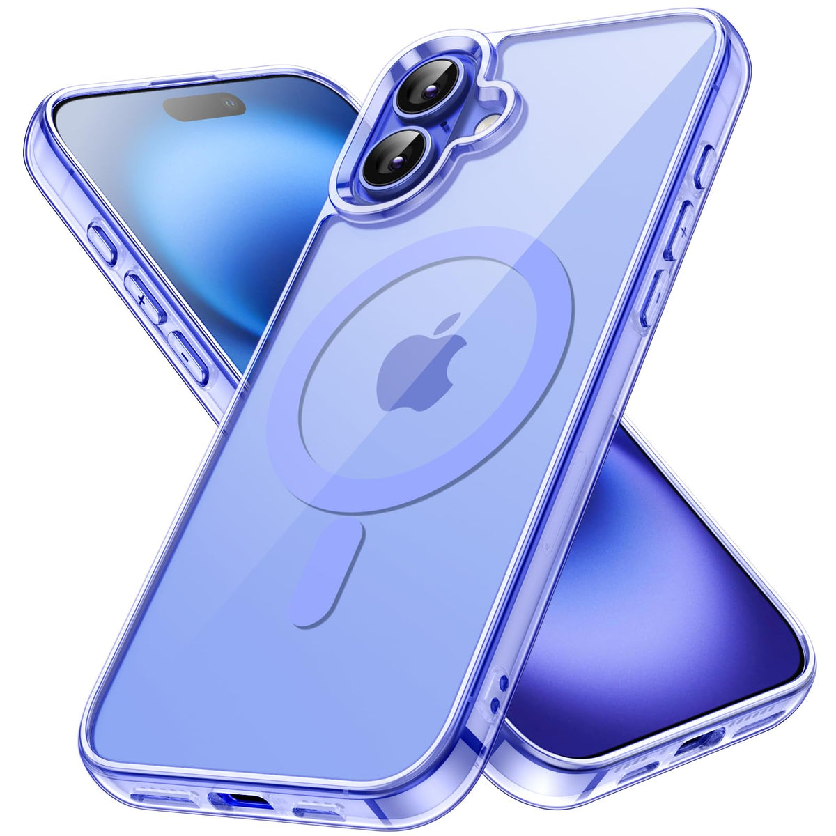 JETech Magnetic Case for iPhone 16, Clear