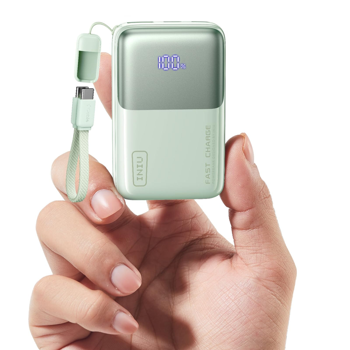 INIU Mini Portable Charger, Small 10000mAh 45W Fast Charging Power Bank