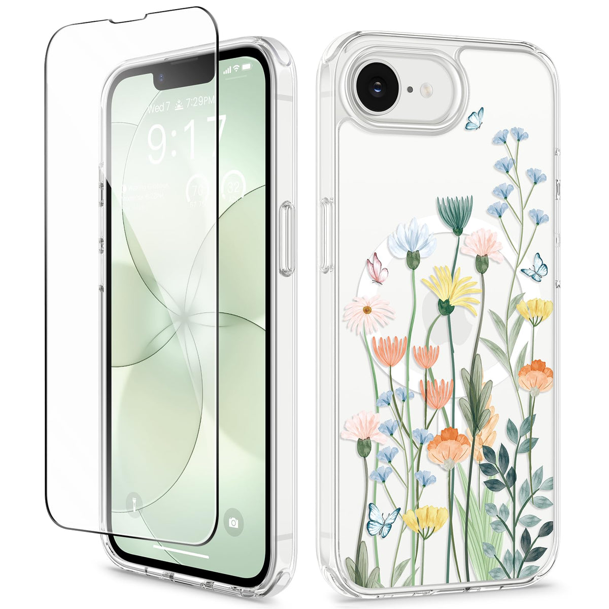 GVIEWIN for iPhone 17e Case & iPhone 16e Case with Screen Protector