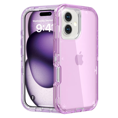 Follaroma for iPhone 16 Plus Case, Shockproof, Crystal Clear