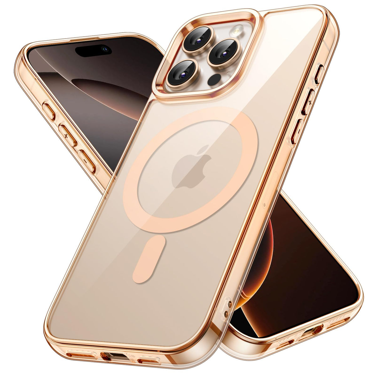 JETech Magnetic Case for iPhone 16, Clear