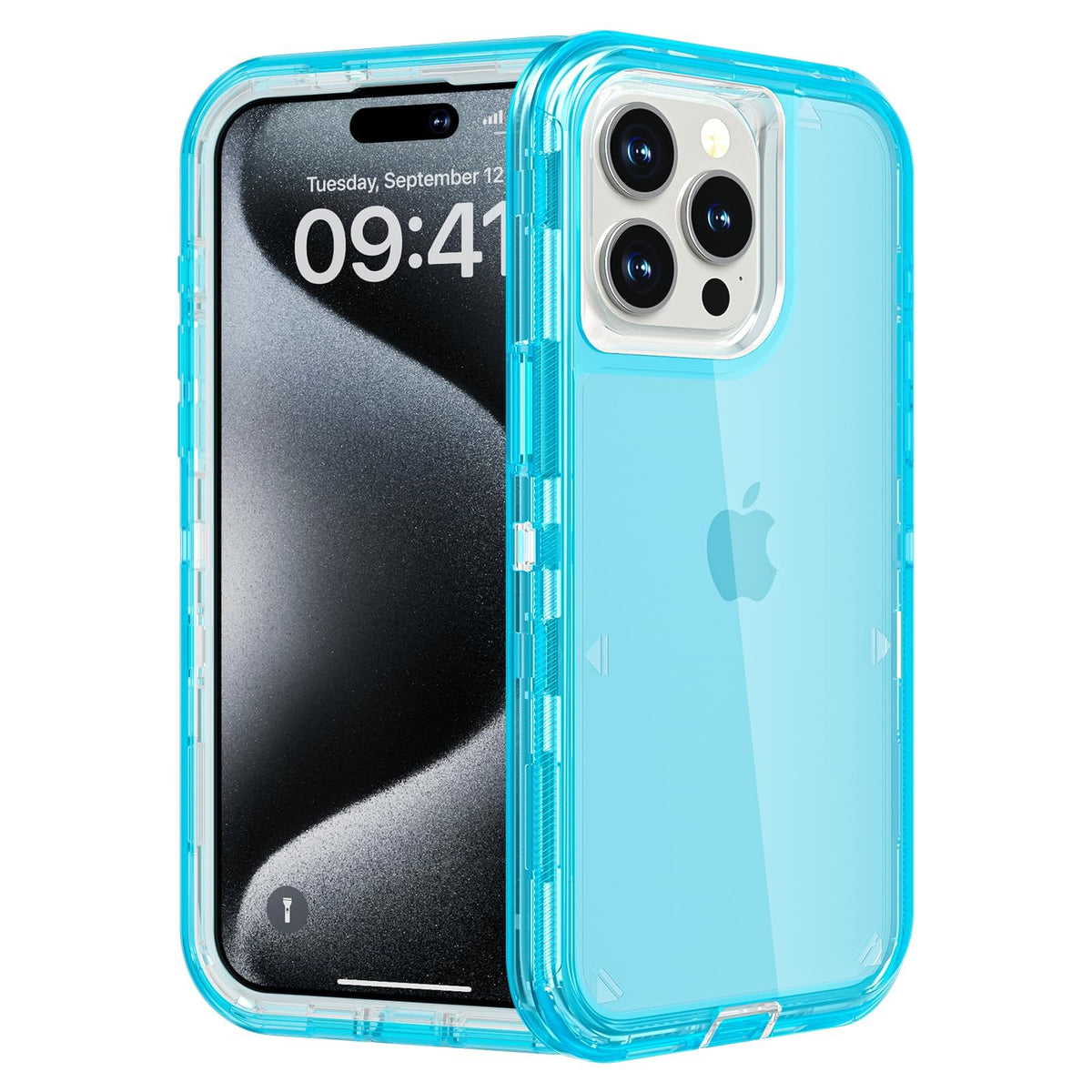 Follaroma for iPhone 16 Plus Case, Shockproof, Crystal Clear