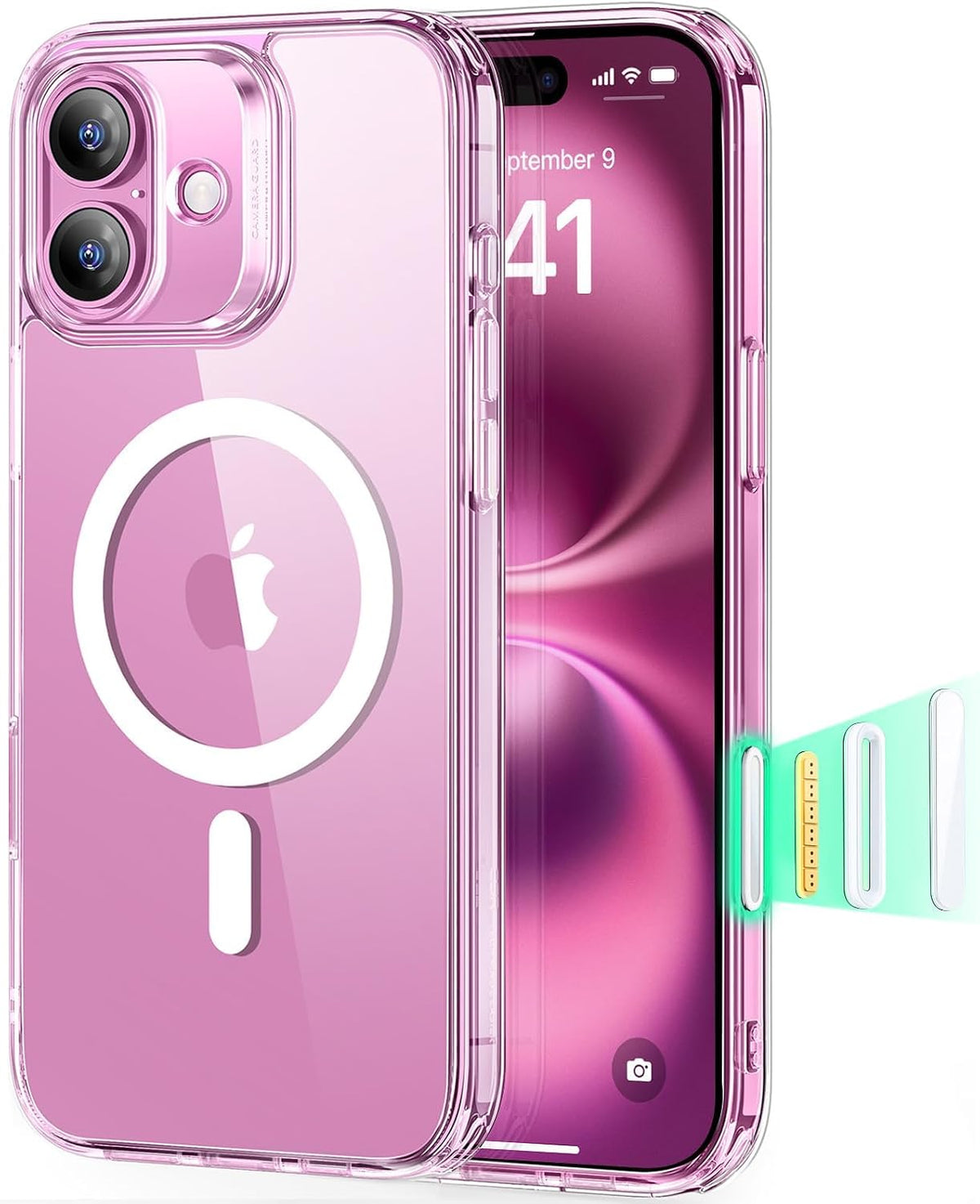ESR Classic Hybrid for iPhone 16 Case, Clear