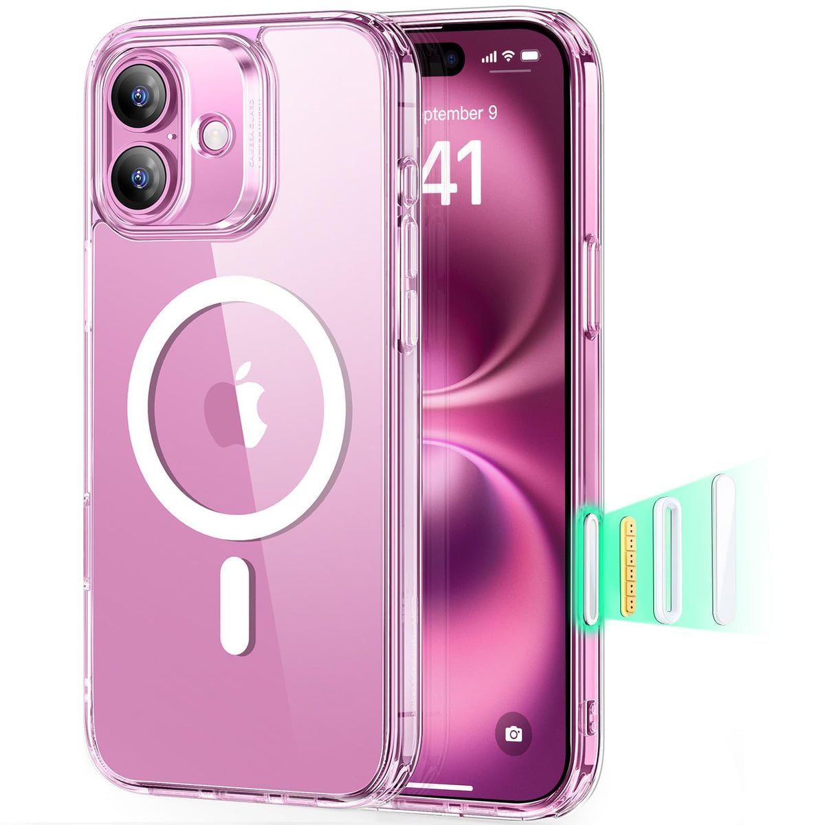 ESR Classic Hybrid for iPhone 16 Case, Clear