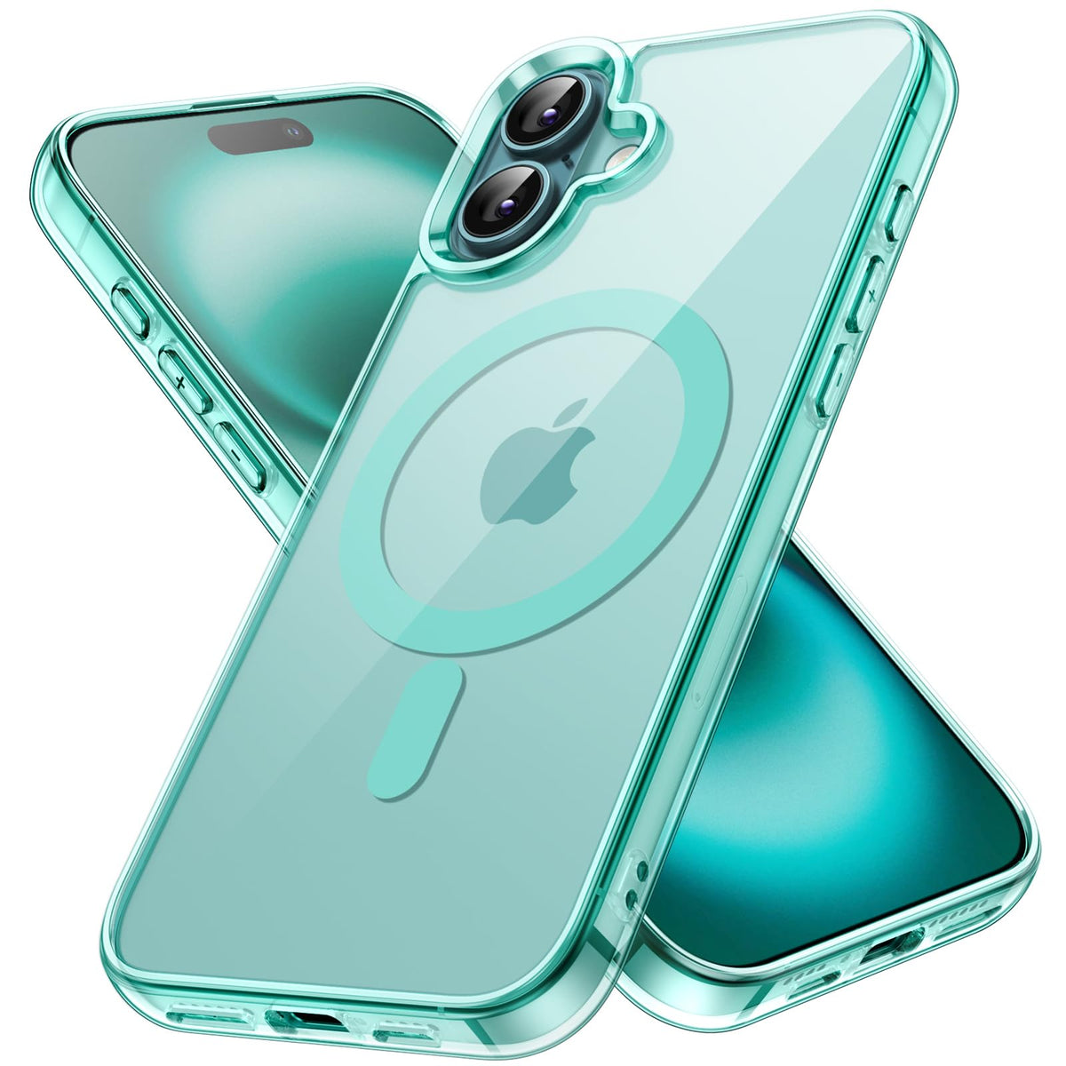 JETech Magnetic Case for iPhone 16, Clear