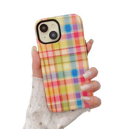 Colorful Striped Pattern Phone Case,for iPhone 15