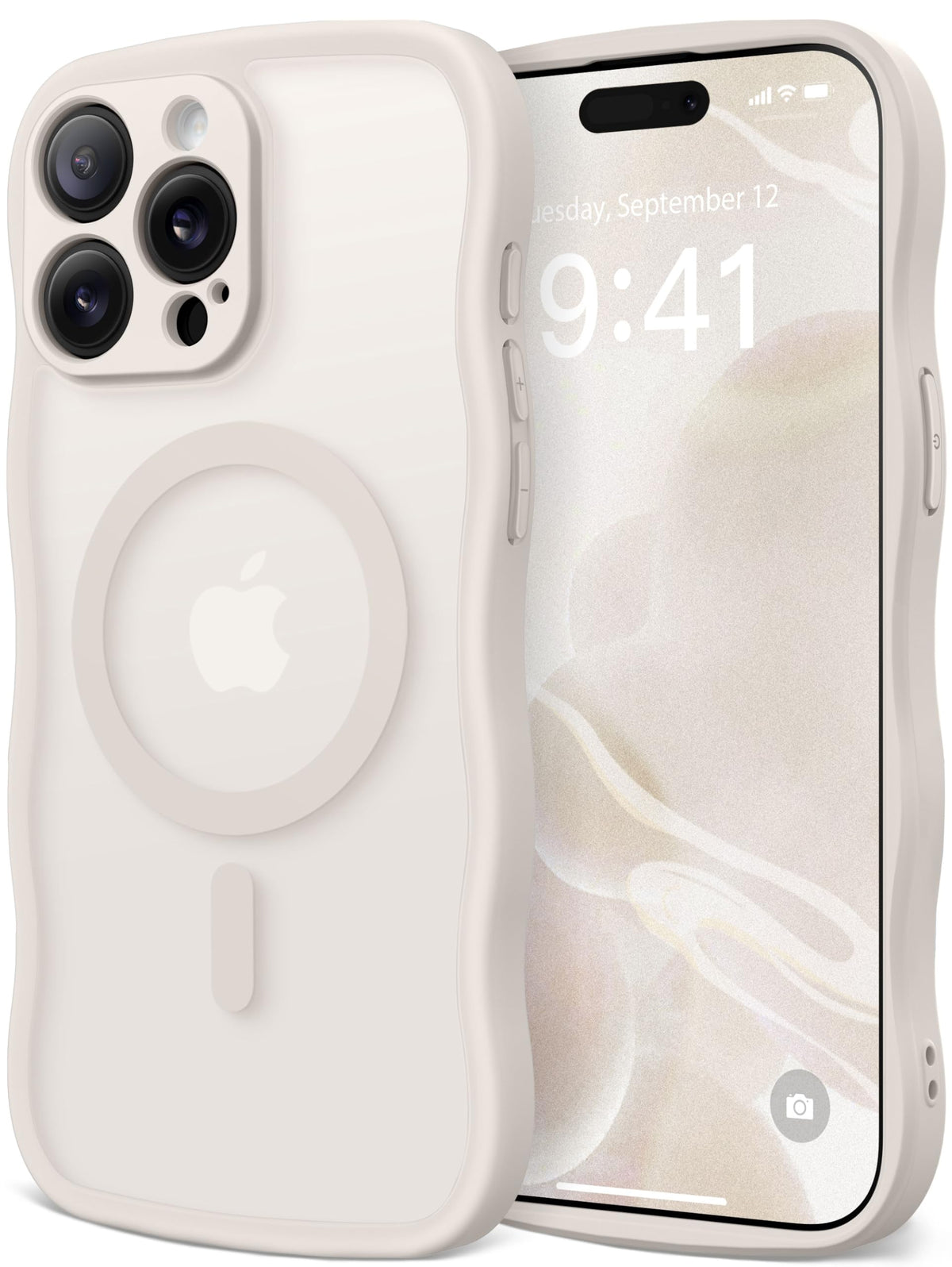 CAPRARO for iPhone 16 Pro Case for Women, Compatible with MagSafe